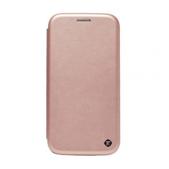 Maska na preklop Teracell Flip Premium za Huawei Honor 9X Lite roze zlatna