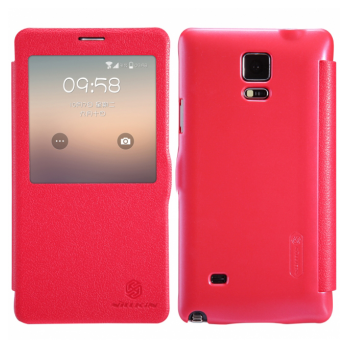 Maska na preklop NILLKIN Fresh za Samsung Note 4/ N910F crvena