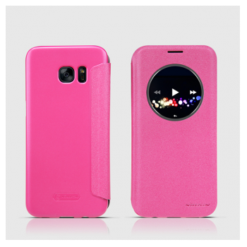 Maska na preklop NILLKIN Sparkle za Samsung S7/ G930 pink