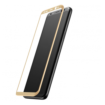 Zastitno staklo BASEUS 3D za Samsung S8/ G950 zlatno.