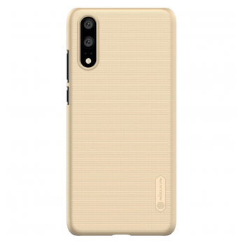 Maska NILLKIN Super Frosted Shield za Huawei P20 zlatna.