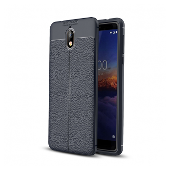 Maska Elegant man exclusive za Nokia 3.1 tamno plava.