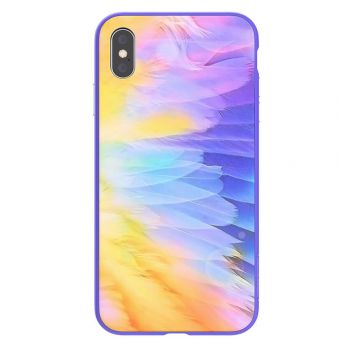 Maska NILLKIN Ombre za iPhone XS Max ljubicasta.