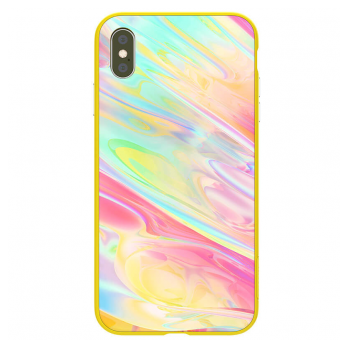 Maska NILLKIN Ombre za iPhone XS Max zuta.