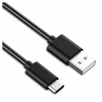 Kabel USB na Type-C crni 1m