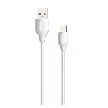 Kabel LDNIO LS371 USB na Type-C beli 1m