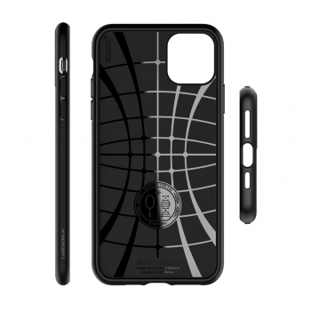 Maska Spigen Liquid Air za iPhone 11 Pro mat crna.