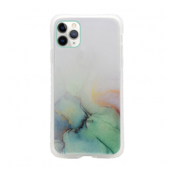Maska Water Spark za iPhone 11 Pro transparent tirkiz.