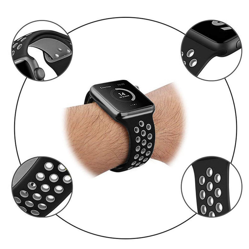 narukvica za apple watch sport silicone strap black green s/ m 38/ 40/ 41 mm-apple-watch-sport-silicon-strap-black-green-s-m-38-40mm-138128-136505-128598.png