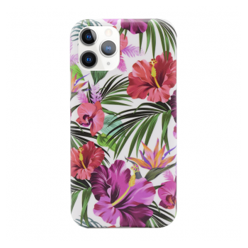 Maska Flower za iPhone 11 Pro bela.