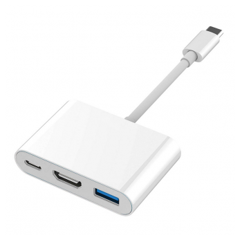 Hub adapter Type-C na Type-C+ USB+ HDMI
