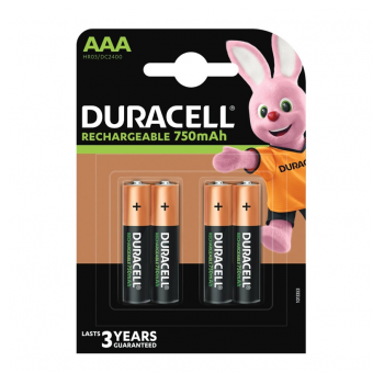 Duracell AAA 1/ 4 1.2V 750mAh Ni-MH punjiva baterija pakovanje 4kom