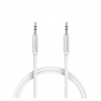 Audio kabel Teracell AUX 3,5 mm beli 0.5m