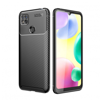 Maska Carbon Defender za Xiaomi Redmi 10A crna.