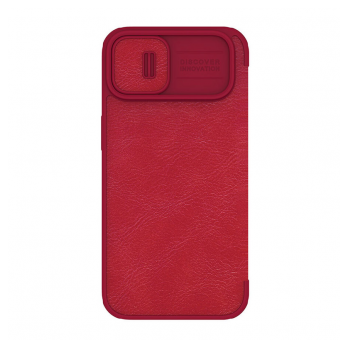 Maska na preklop NILLKIN Qin Pro za iPhone 14 crvena