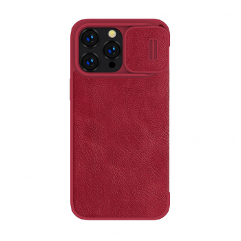 Maska na preklop NILLKIN Qin Pro za iPhone 14 Pro crvena