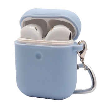Zastitna futrola za Airpods sivo plava