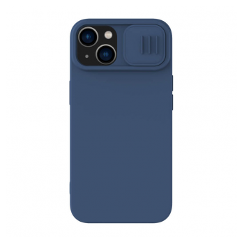 Maska NILLKIN CamShield Silky Magnetic za iPhone 14 Plus plava.