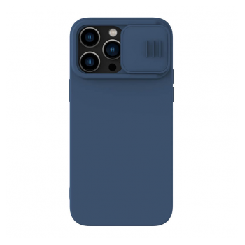 Maska NILLKIN CamShield Silky Magnetic za iPhone 14 Pro Max plava.