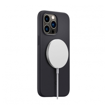 Maska Spigen silicone Fit Mag MagSafe za iPhone 14 Pro crna.