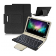 Futrola Leather 10-11 in sa bluetooth tastaturom crna