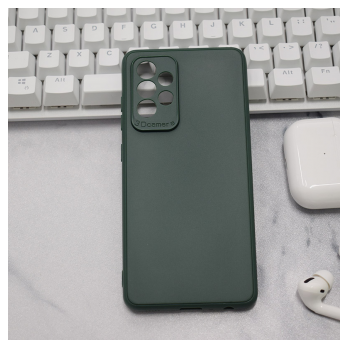 Maska 3D Camera za Samsung A52 4G/ A525F/ A52 5G/ A526B/ A52S/ A528B tamno zelena