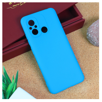 Maska Giulietta za Xiaomi Redmi 12C mat svetlo plava.