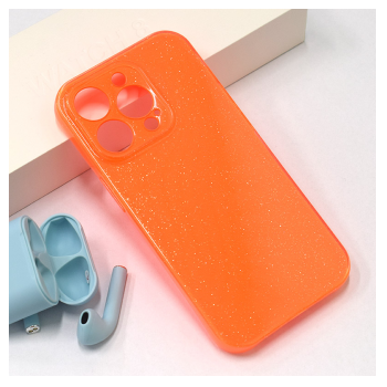 Maska Flash Crystal za iPhone 14 Pro narandzasta.
