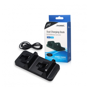 Docking station DOBE TP4-002 Punjac Za PS4 Kontrolere Dual crni