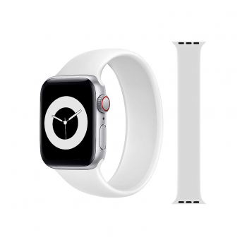 Narukvica za Apple Watch Solo Loop white L 42/ 44/ 45/ 49 mm