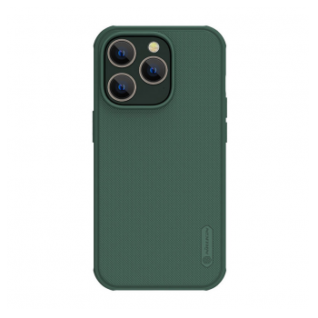Maska NILLKIN Super Frosted Shield Pro za iPhone 15 Pro Max tamno zelena