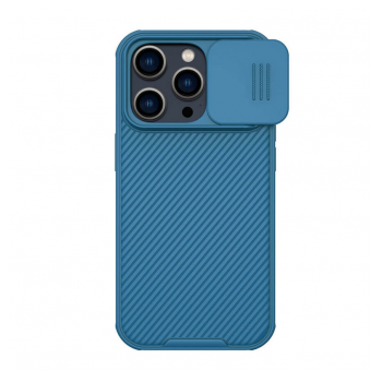 Maska NILLKIN CamShield Pro za iPhone 15 Pro plava