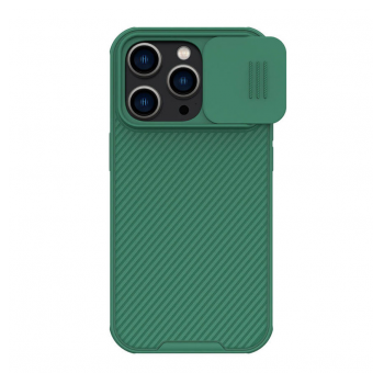 Maska NILLKIN CamShield Pro Magnetic za iPhone 15 Pro zelena