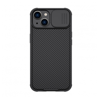 Maska NILLKIN CamShield Pro Magnetic za iPhone 15 Plus crna