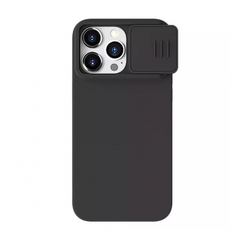 Maska NILLKIN CamShield Silky za iPhone 15 Pro Max crna