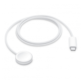Bezicni punjac braided za Apple Watch Ultra fast charge silver