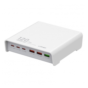 Kucni punjac LDNIO Super Fast Charger Q605 120W Pro beli