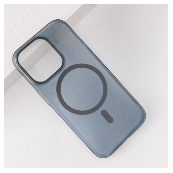 Maska Transparent Mag Case za iPhone 15 Pro Max siva