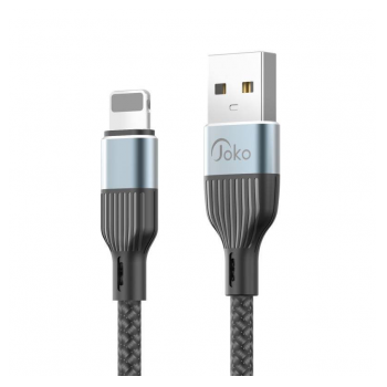 Kabel KONFULON Joko DL40 3A 120W USB na iPhone Lightning sivi 1m.
