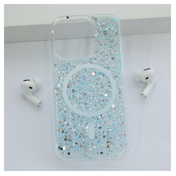 Maska Shine Shimmer Mag Case za iPhone 14 Pro plava.