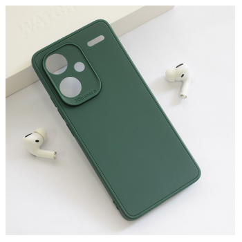 Maska 3D Camera za Xiaomi Redmi Note 13 Pro Plus (EU) 5G tamno zelena.