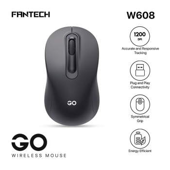 Mis Wireless Gaming Fantech W608 GO crni