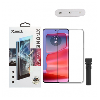 Zastitno staklo XMART UV Glue Full Cover + lampa za Motorola Edge 50/ Edge 50 Pro/ Edge 50 Ultra
