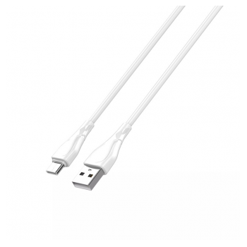 Kabel LDNIO LS612 25W Fast USB na Type-C beli 2m