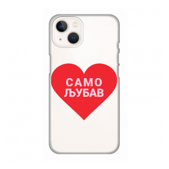 Maska Nanobit Print za iPhone 13 Ljubav