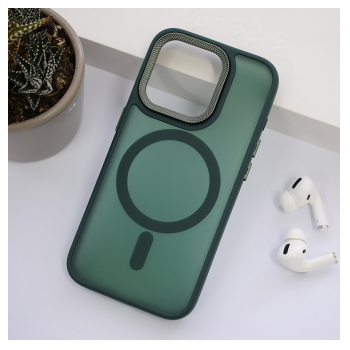 Maska Mag Case Candy Shield za iPhone 16 Pro tamno zelena