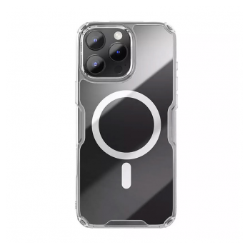 Maska NILLKIN Nature Pro Magnetic za iPhone 16 Pro Max bela