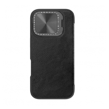 Maska na preklop NILLKIN Qin Prop za iPhone 16 Pro Max crna