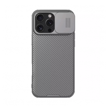 Maska NILLKIN CamShield Pro za iPhone 16 Pro Max titanijum siva