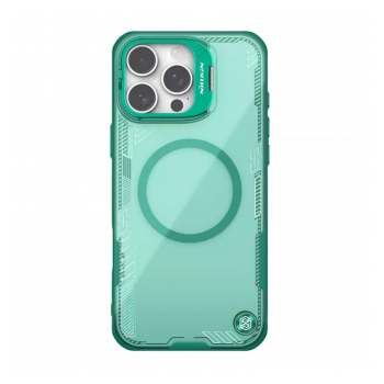 Maska NILLKIN Iceblade Prop Magnetic za iPhone 16 Pro Max zelena (sa otvorom za kameru)